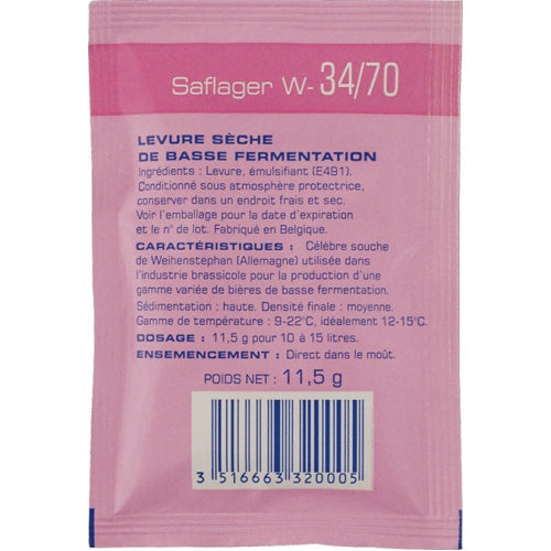 Saflager W34/70 Weihenstephan Lager Yeast
