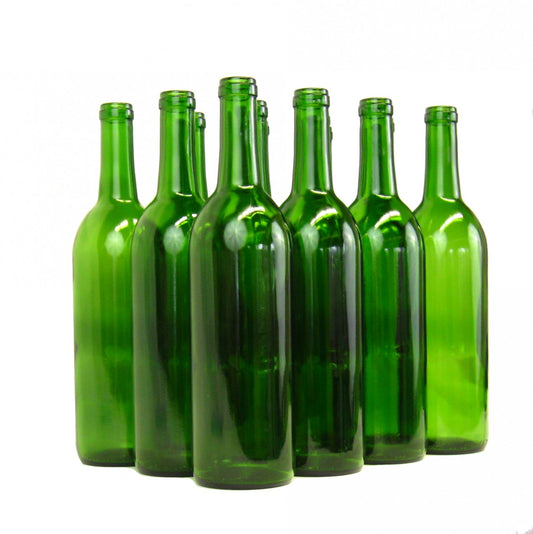 Bordeaux Wine Bottles (Green or Clear)
