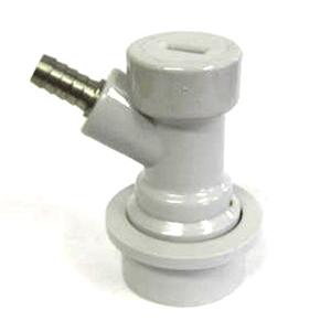 Ball Lock Gas Barbed Disconnect - Grey