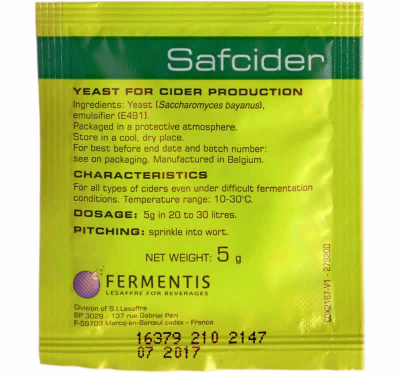 Safcider - Cider Yeast