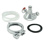 Stainless Steel Tri-Clover Ball Lock Tapping Head - 2" TC (Commercial Keg Adapter)