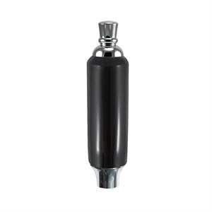 TAP HANDLE - Plastic 5" W / CHROME PLATED FERRULE (Blue, green, red, black, white, yellow)