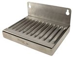 DRIP TRAY - WITHOUT DRAIN 6 x10 SS WALL MOUNT