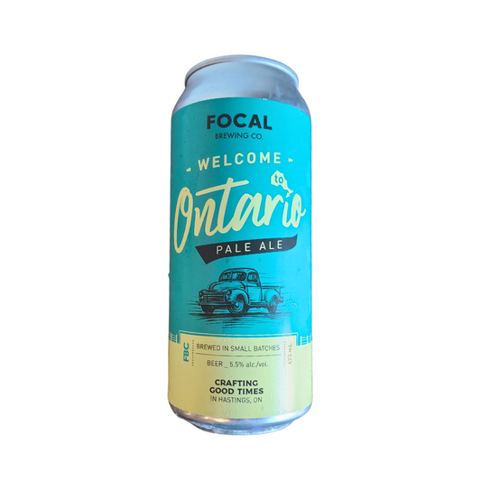 Welcome to Ontario Pale Ale- Focal